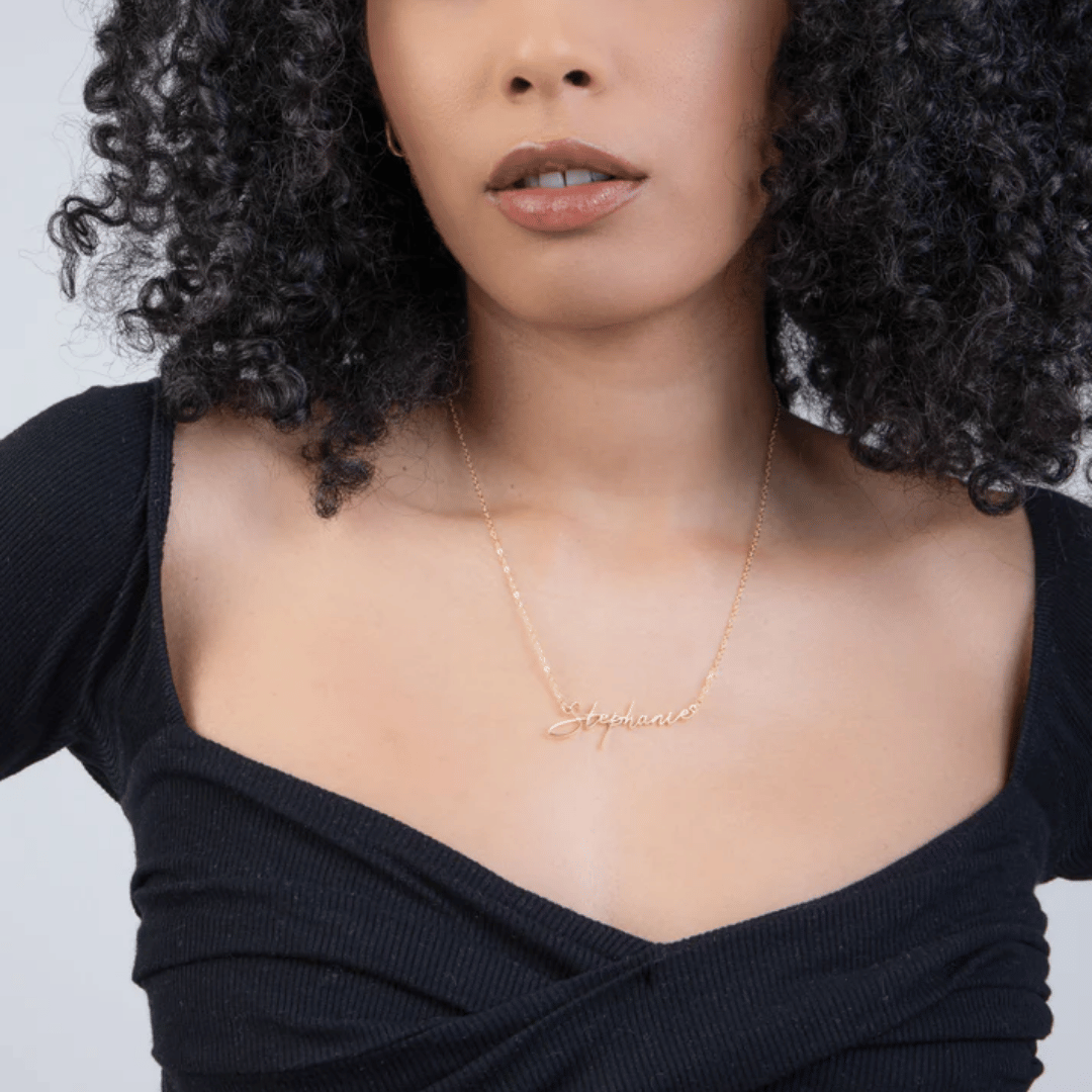 How to Style a Name Necklace: 5 Outfit Ideas for Every Occasion - Moonela UK