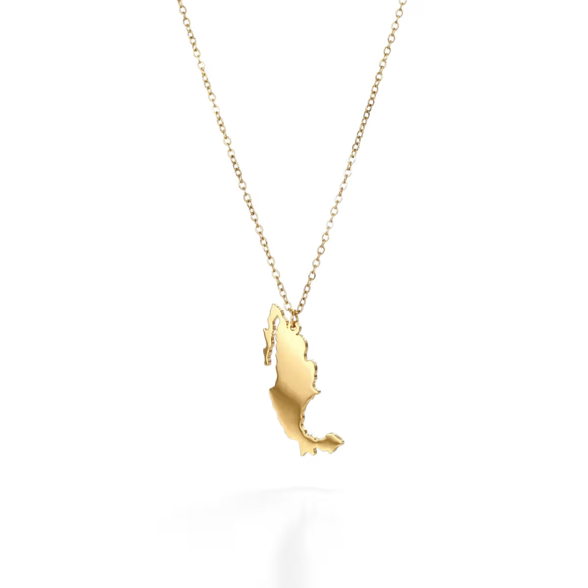 Intimate Journey Necklace in waterproof gold finish
