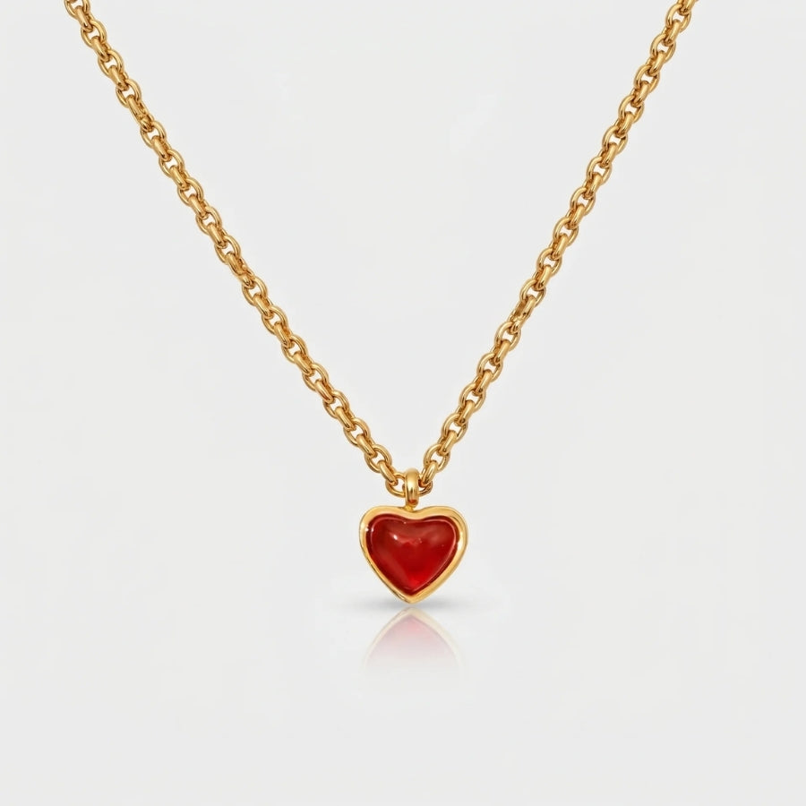 Passion Carnelian – Moonela Necklace in 18K gold