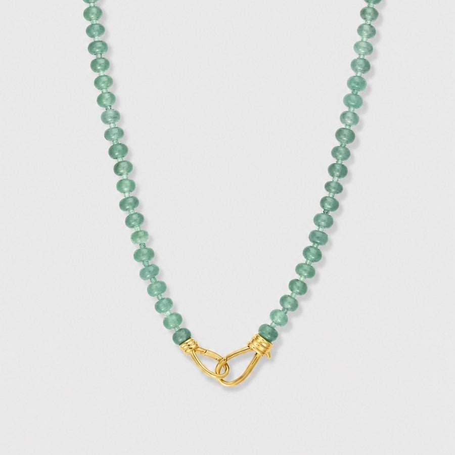 Aqua Beaded Necklace