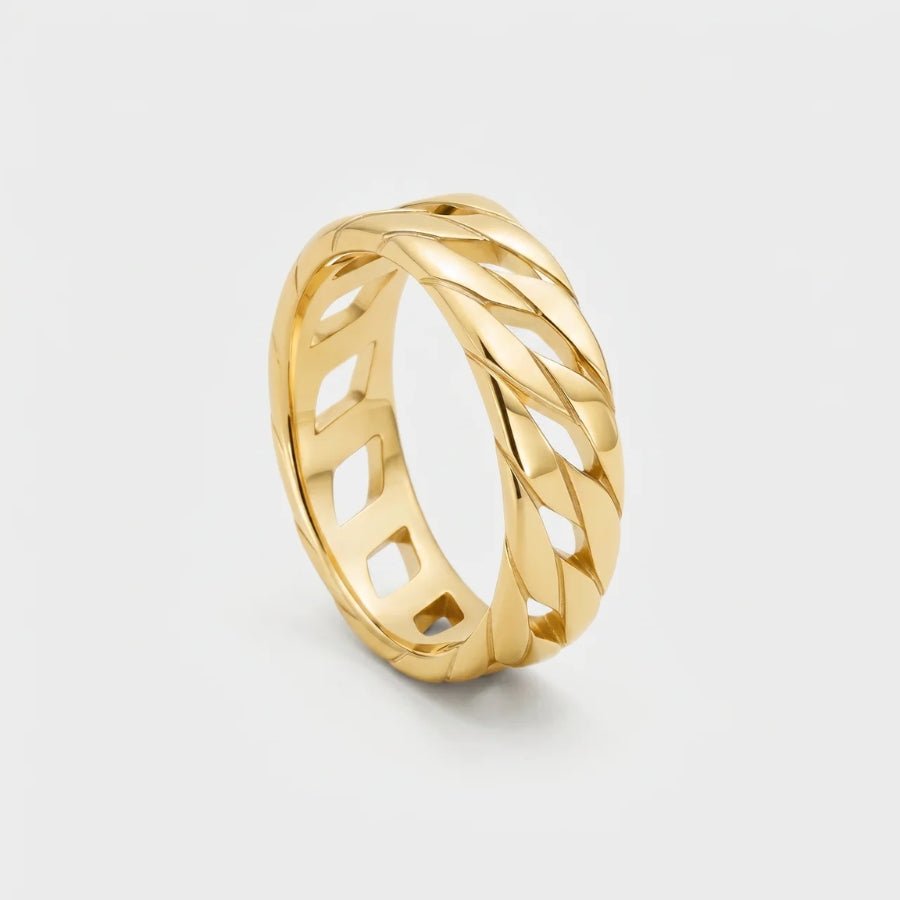 Aurum Twist in 18K gold or sterling silver