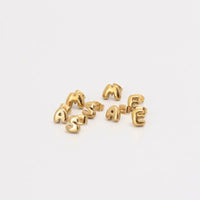 Initial Earrings - Bubble Letter