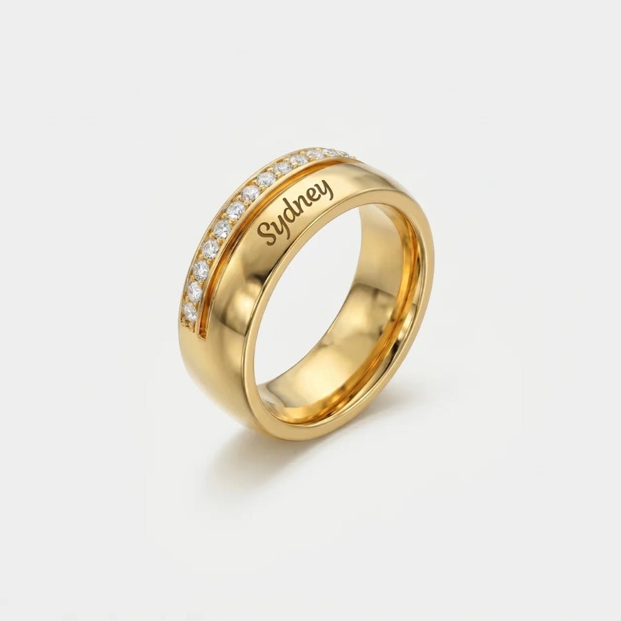 Double Band Ring in 18K gold or sterling silver