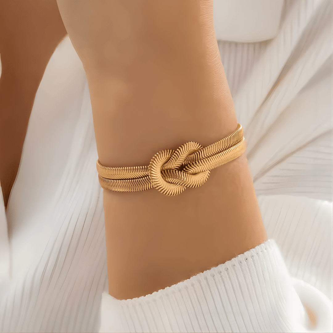 Double Knot Herringbone Bracelet - View 2