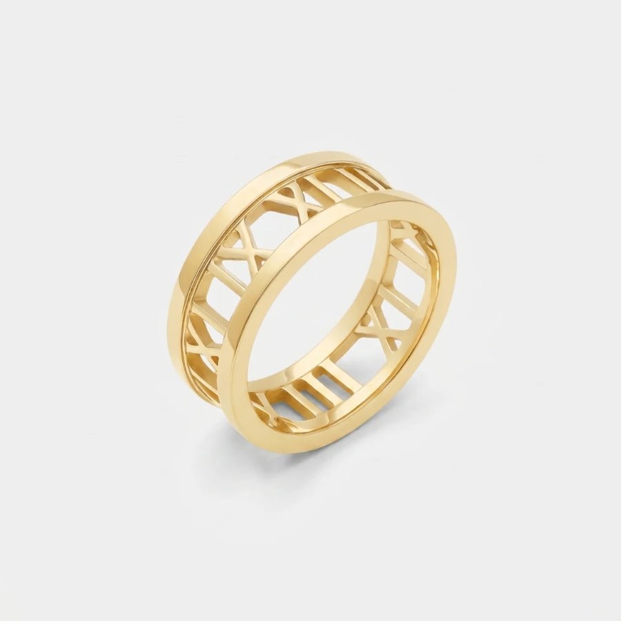 Eterna Roma in 18K gold or sterling silver