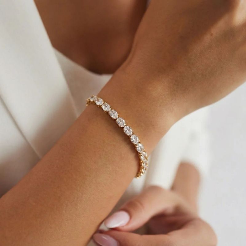 Oval Tennis Bracelet