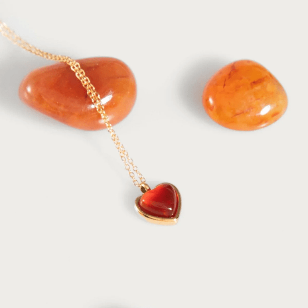 Passion Carnelian - Moonela Necklace - View 3