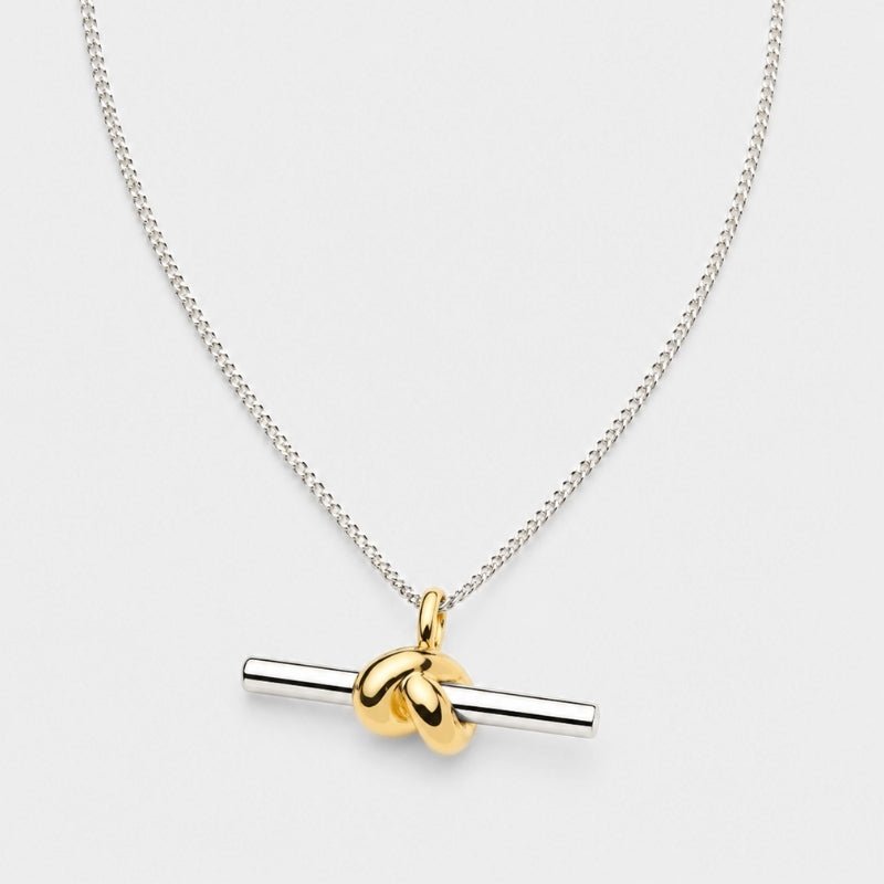 T-Bar Knot Pendant Necklace - Lucy