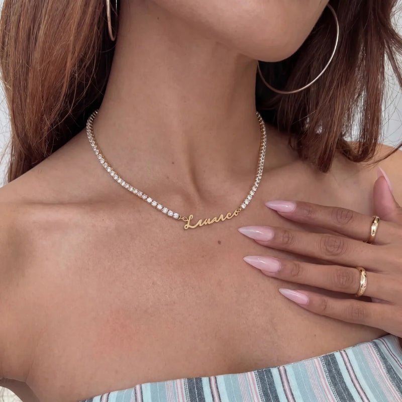 Collana Tennis Nome