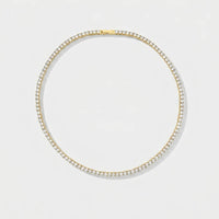 Collana Cristallo Choker - Tennis Oro