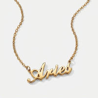 Zodiac Sign Gold Personalised Necklace