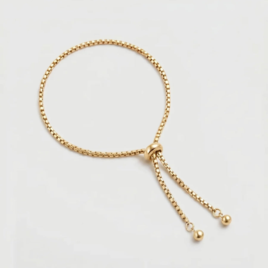 The Sleek Slider Bracelet in sterling silver