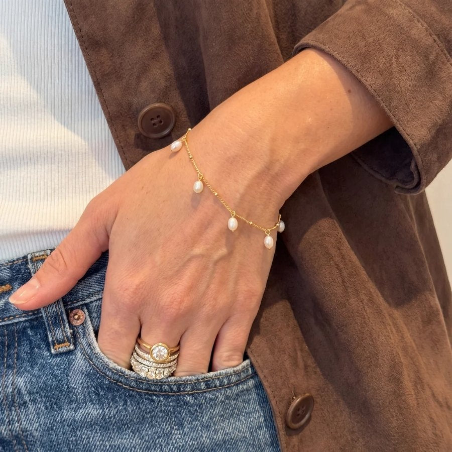 Pearl Drop Bracelet