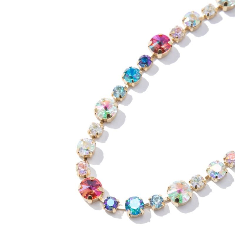 Aurora Crystal Tennis Necklace