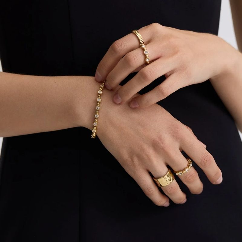 Beaded Tennis Bracelet