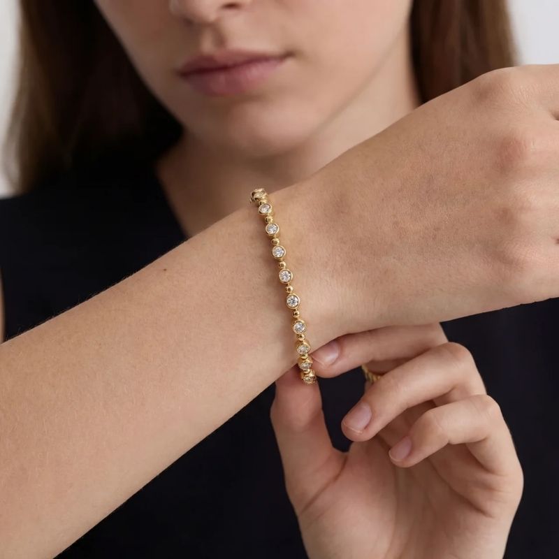 Beaded Tennis Bracelet