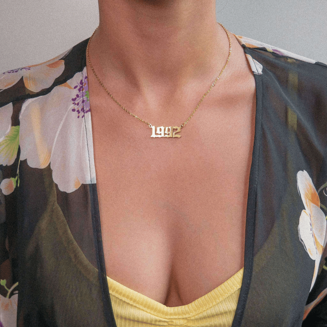 Birth-Year Custom Necklace