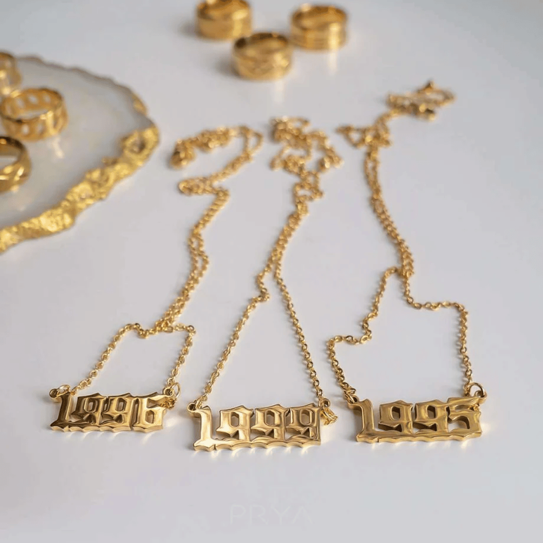 Birth-Year Custom Necklace