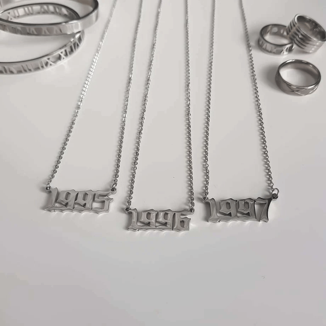 Birth-Year Custom Necklace
