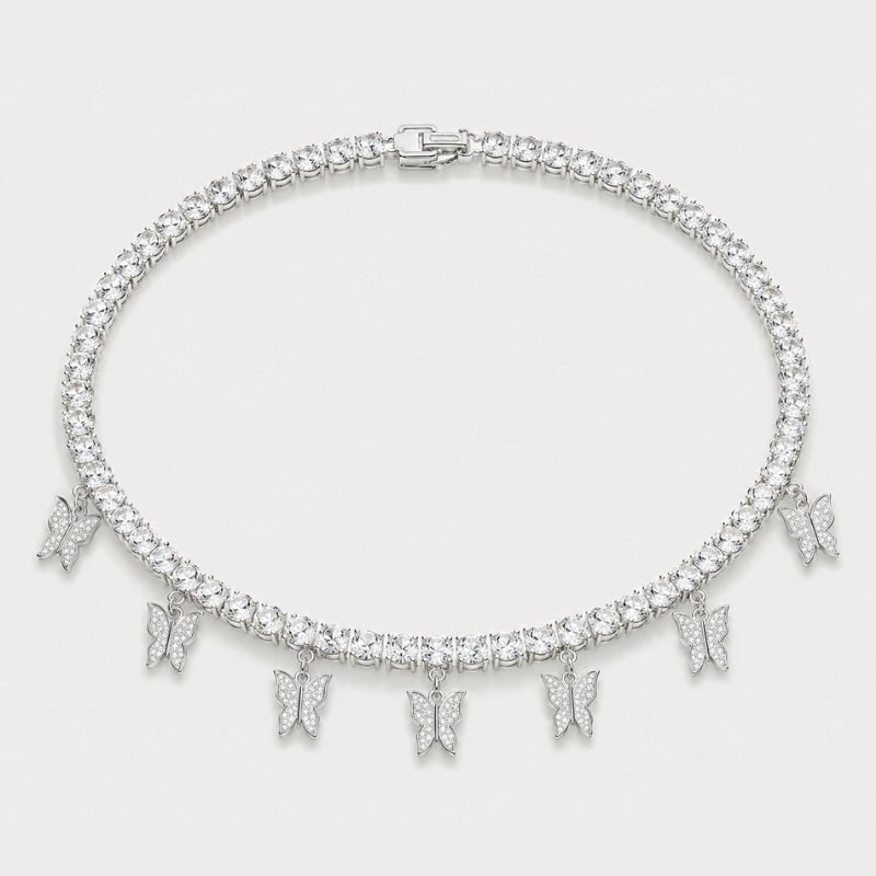 Butterfly Tennis CZ Choker