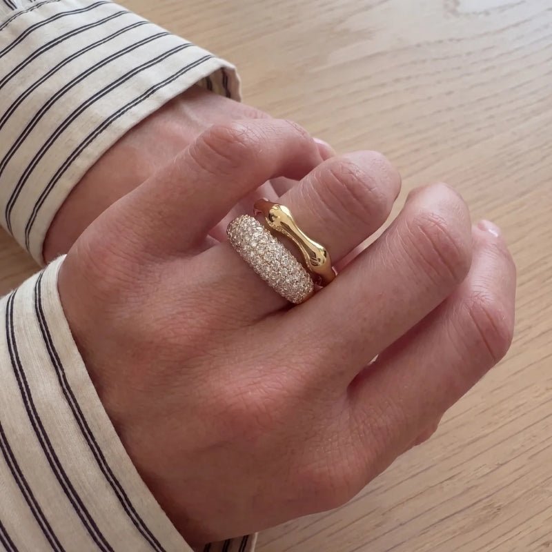 Cocktail Ring - Full Pavé Dome CZ