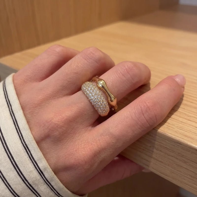 Cocktail Ring - Full Pavé Dome CZ