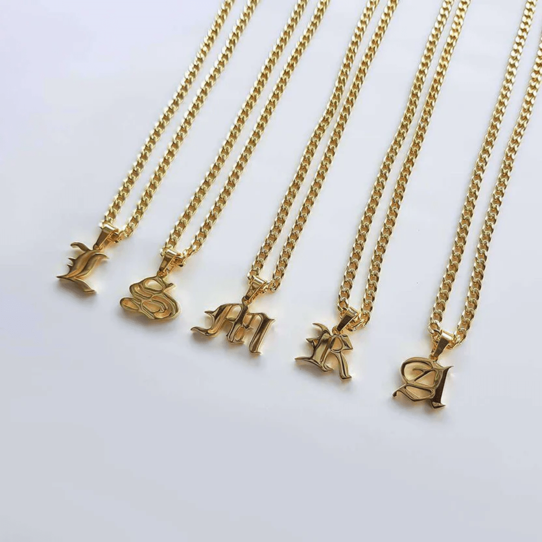 Cubana Initial Necklace - View 5