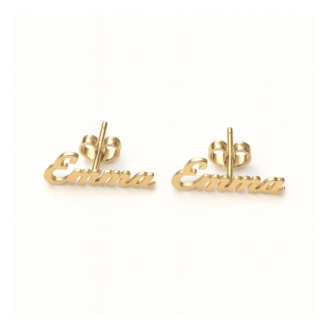 Personalisierte Namensohrringe