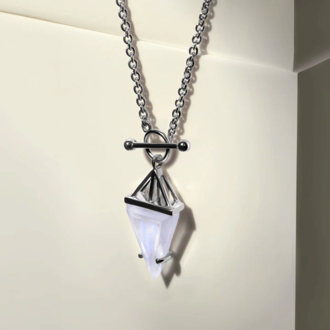Elegante collana a forma di luna – Edizione Moonela