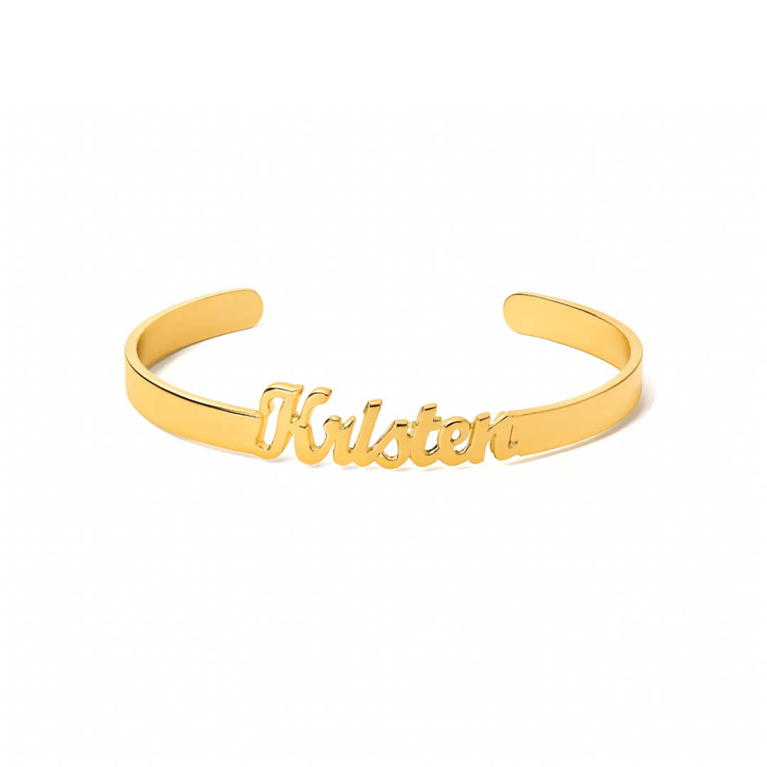 Eternal Bond Bracelet, a personalised waterproof gold bracelet from Moonela