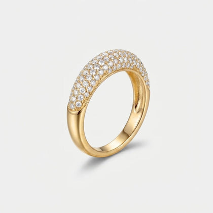 Cocktail Ring - Full Pavé Dome CZ