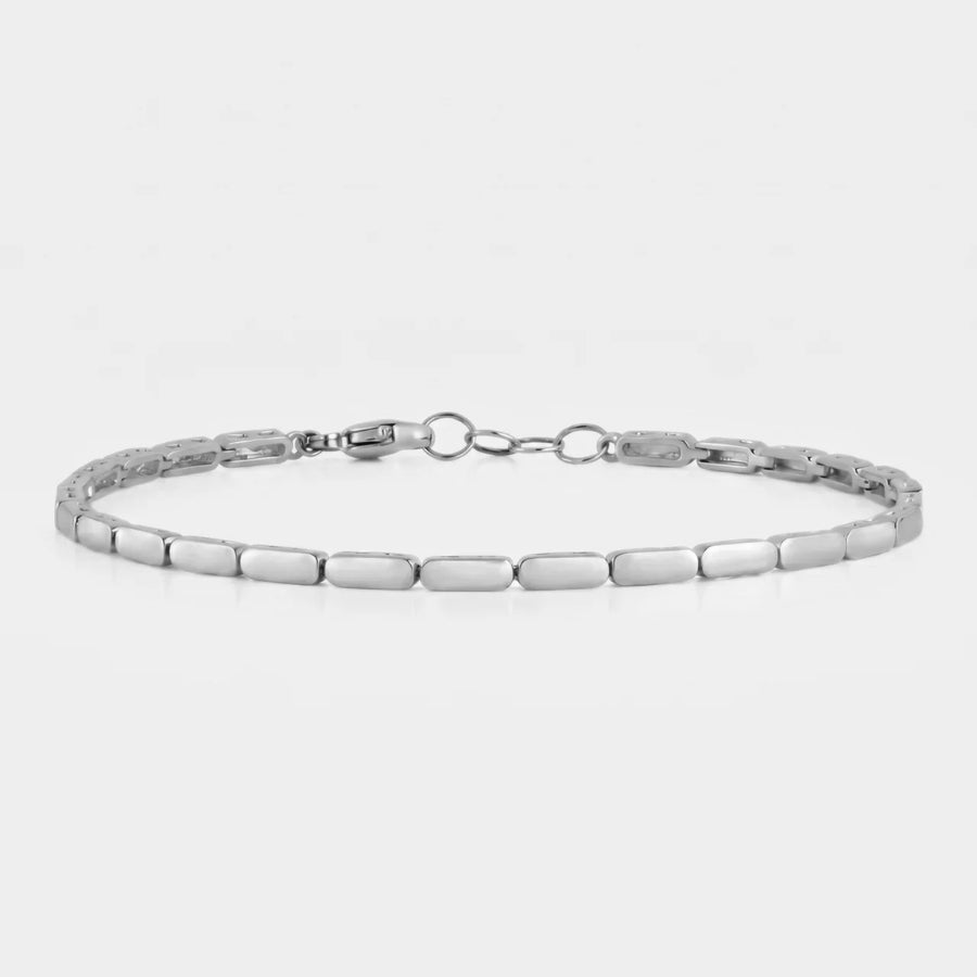 Gold Bar Bracelet from above