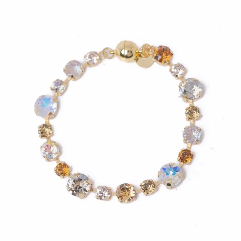 Honey Crystal Tennis Bracelet