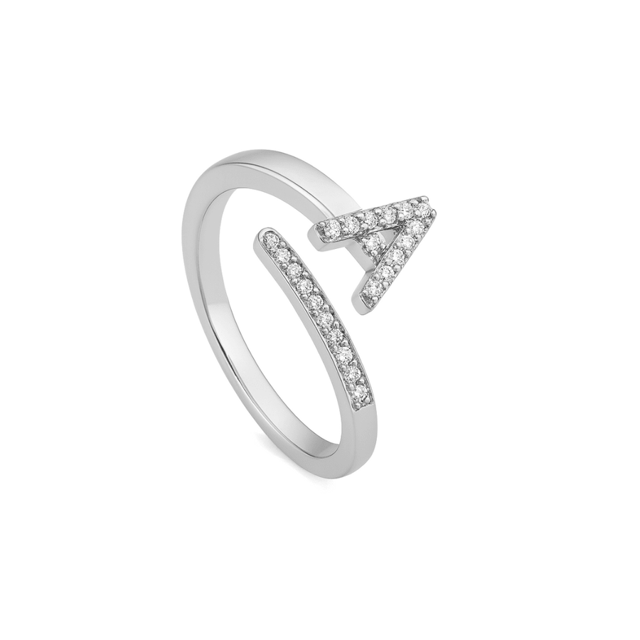 stackable personalised gold anelli impermeabile PVD gioielli Moonela UK