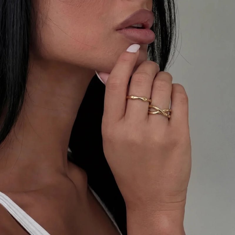 Infinity Ring - Promise Gold Band