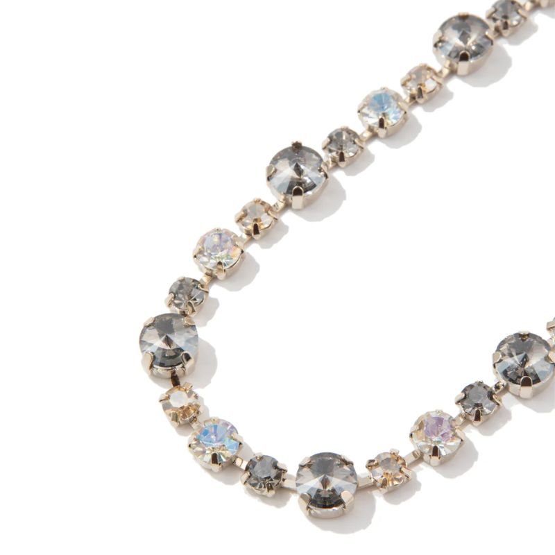 Linen Crystal Tennis Necklace