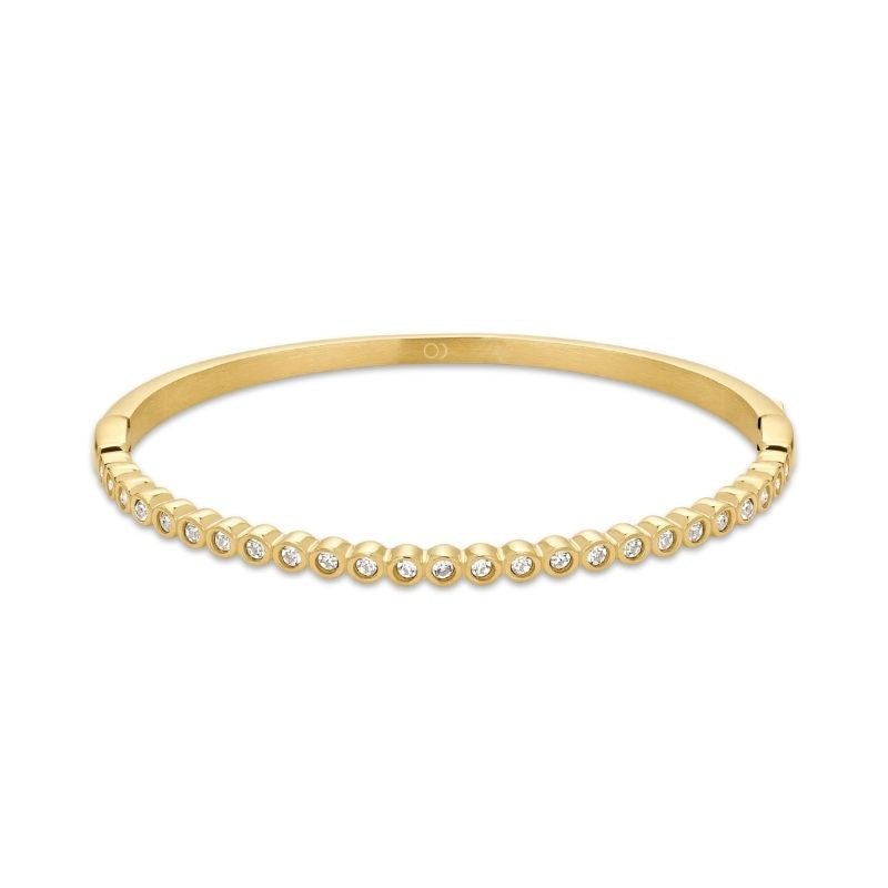 Minimal Tennis Bangle Bracelet