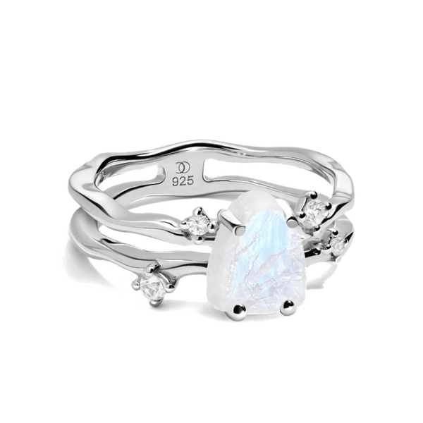Sterling Silver Moonstone Ring