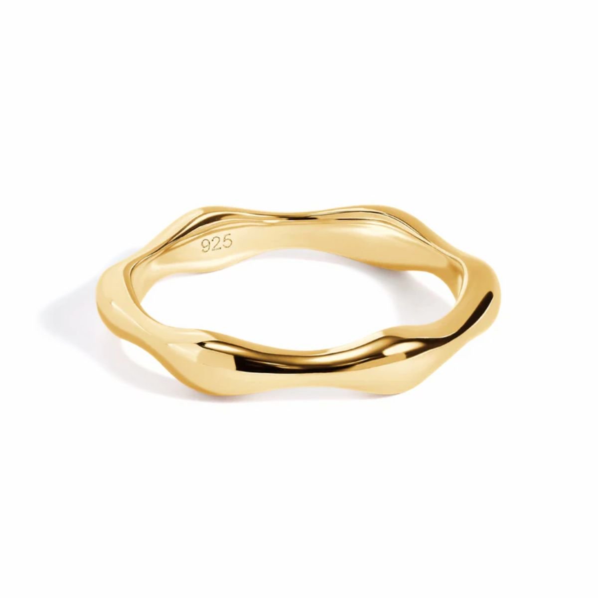 Organic Wave Stacking Ring