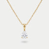 Pear Cut Teardrop Necklace