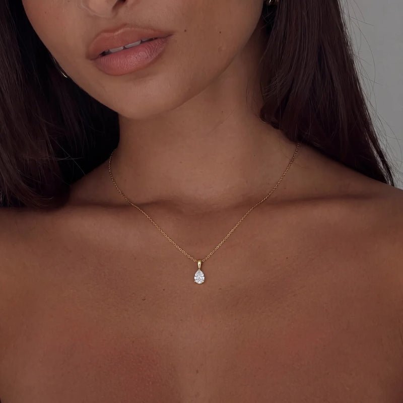 Collier Goutte - Taille Poire
