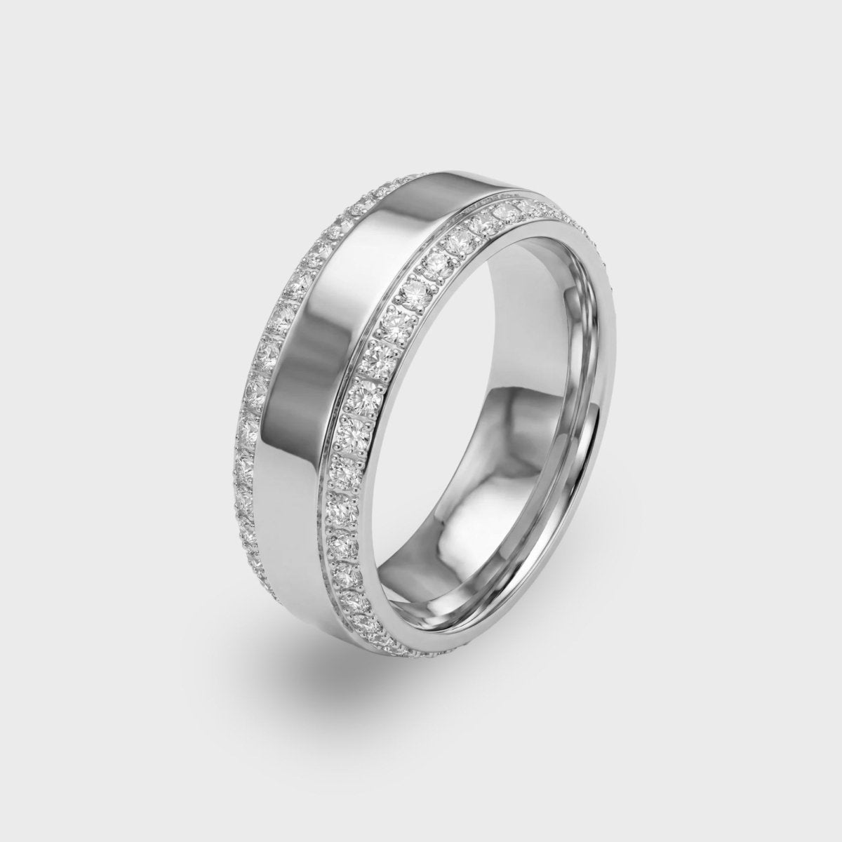 Personalised Name Ring - Double Band