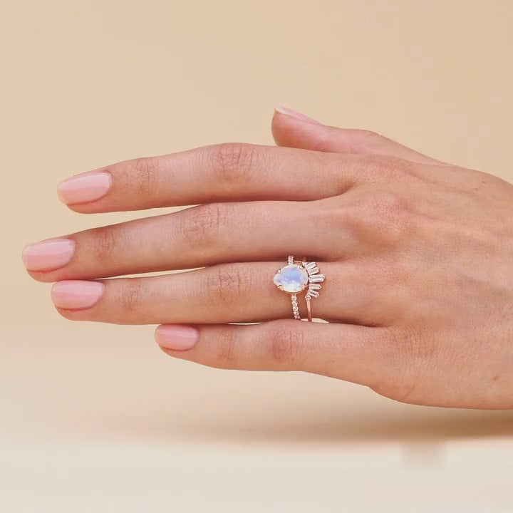 Sovereign Ring & Band Moonela
