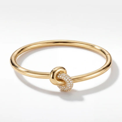 Tennis Knot Cuff Bracelet