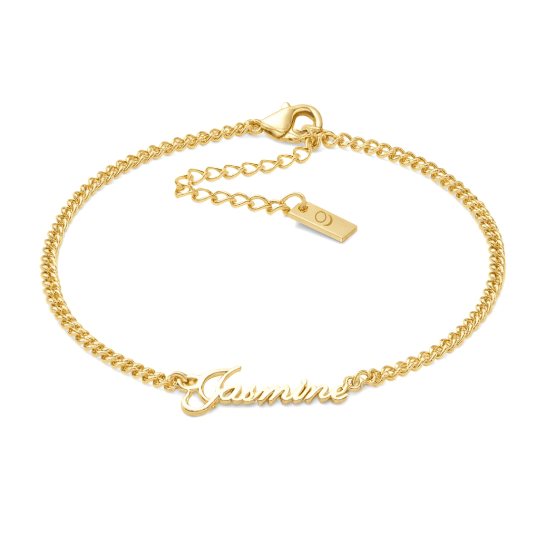 Sandra Custom Name Anklet - Anklet by Moonela