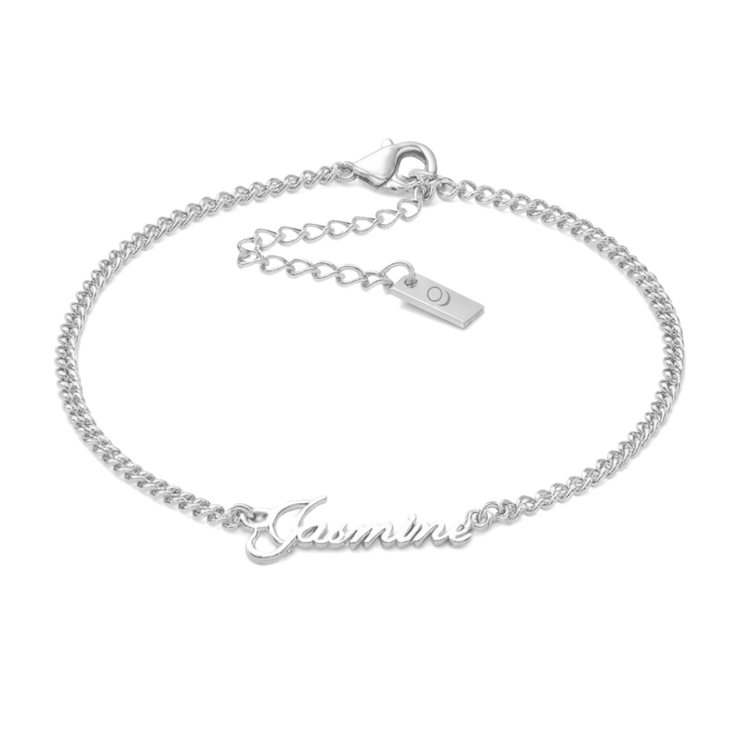 Sandra Custom Name Anklet - View 2