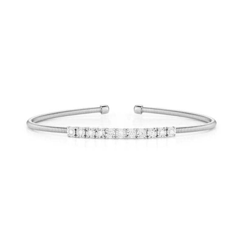 Tennis Flexi Cut Cuff Bracelet