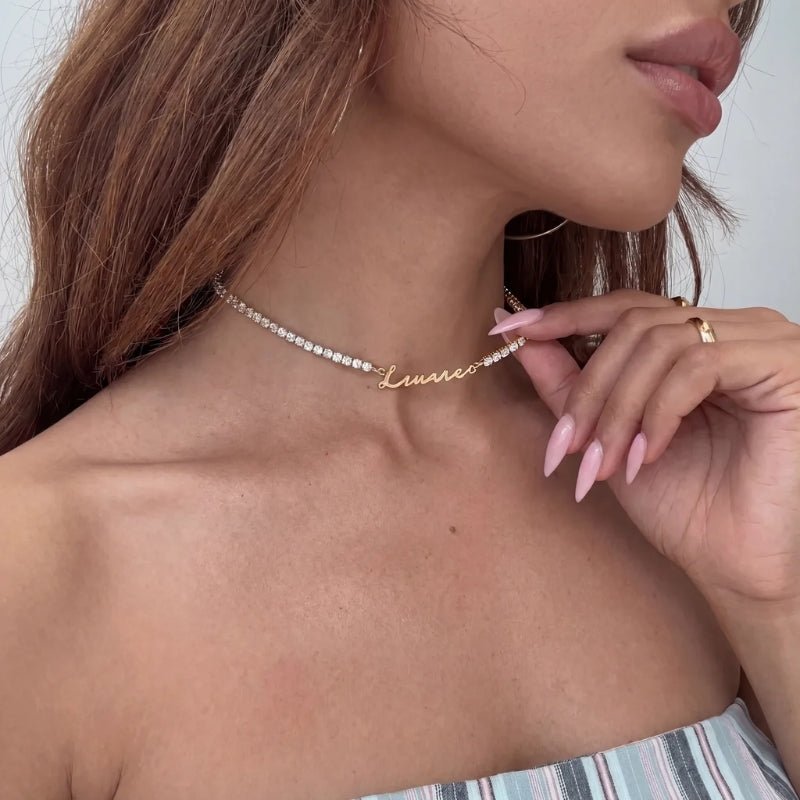 Collana Tennis Nome