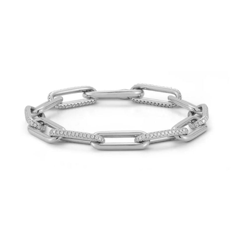 Tennis Paperclip Bracelet