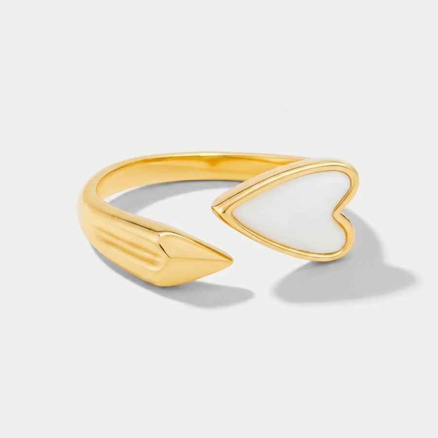 The Amor Ring in 18K gold or sterling silver